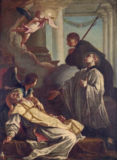 The Death of St Andrew Avellino by Giovanni Battista Piazzetta